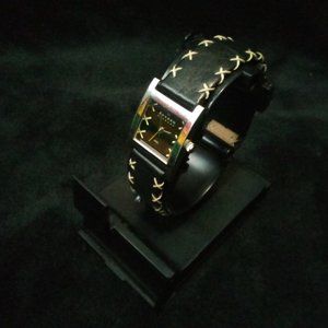 Pre-Loved Skagen Steel 228SSLXBR Women's Watch Cross Stitch